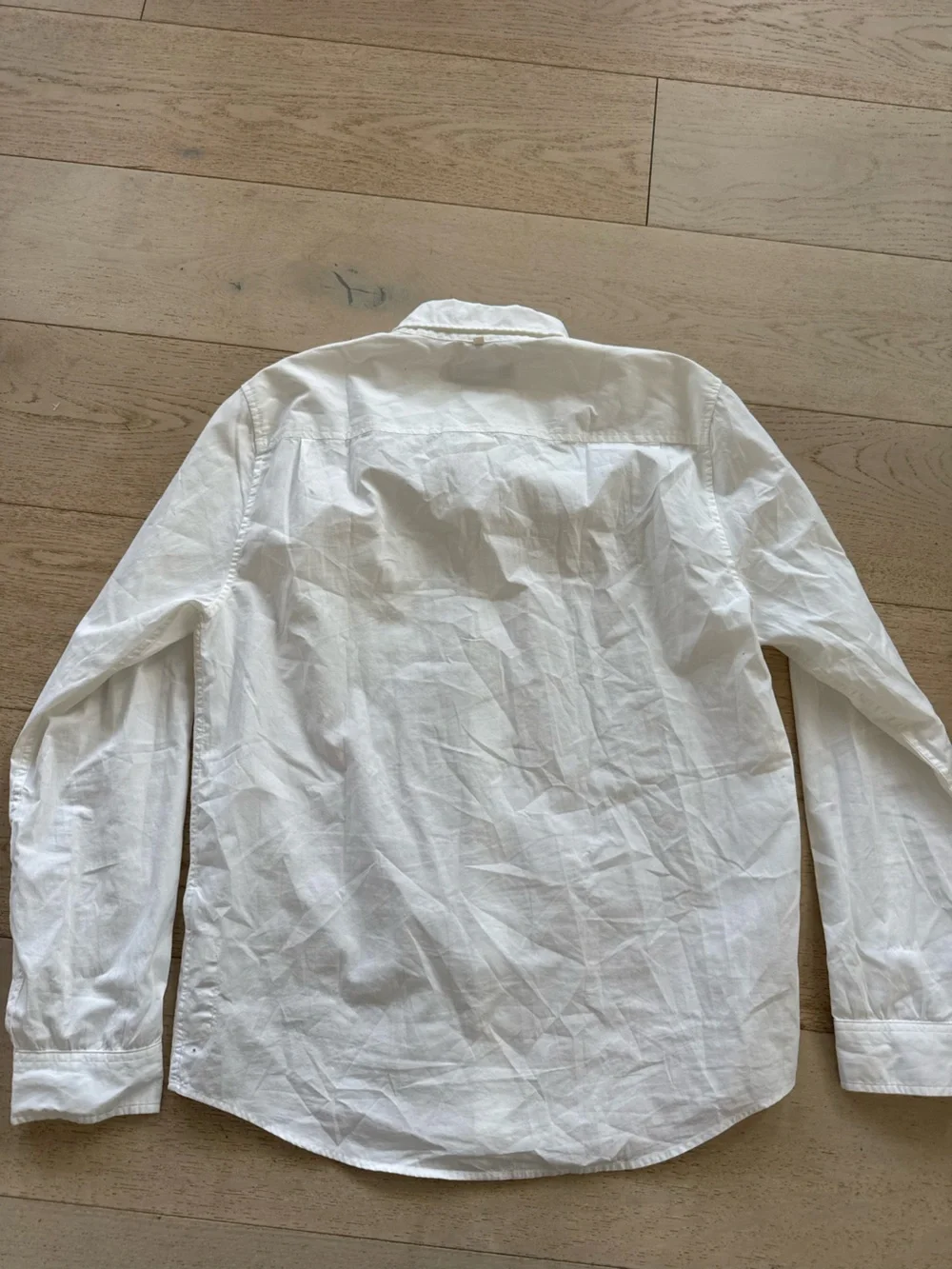 Outerknown Organic Cotton Shirt White Button Down Men's M Oxford - Picture 5 of 9